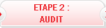 Etape 2 : Audit